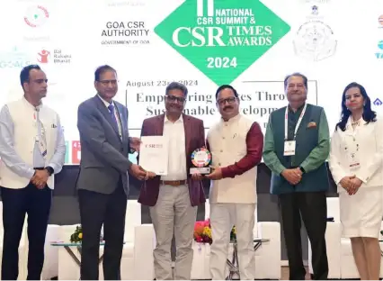 Ujaas Wins at the 11th National CSR Summit Award 2024 for the Swachh Bharat category