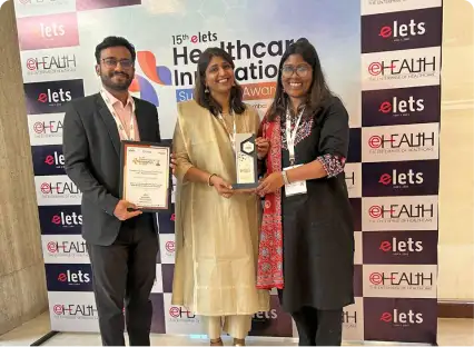 Ujaas Menstrual Health Express honoured at the 15th Elets Healthcare Innovation Award 2025