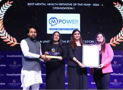 Indian CSR Award 2024 for Best Mental Health Initiative of the Year for COPE